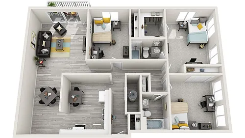 Floor plan Montrose Renovated - Station