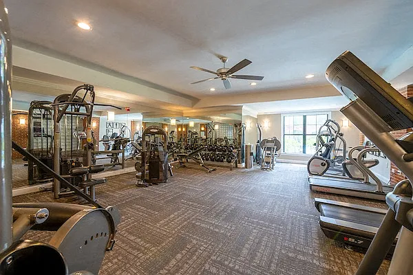 State of the art fitness room