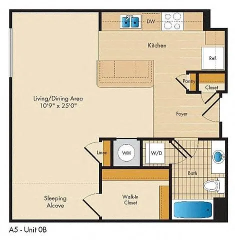 Floor plan Studio - 0A2