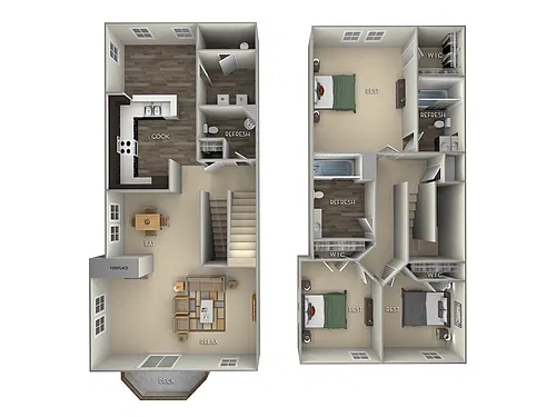 Floor plan The Spruce Town Home