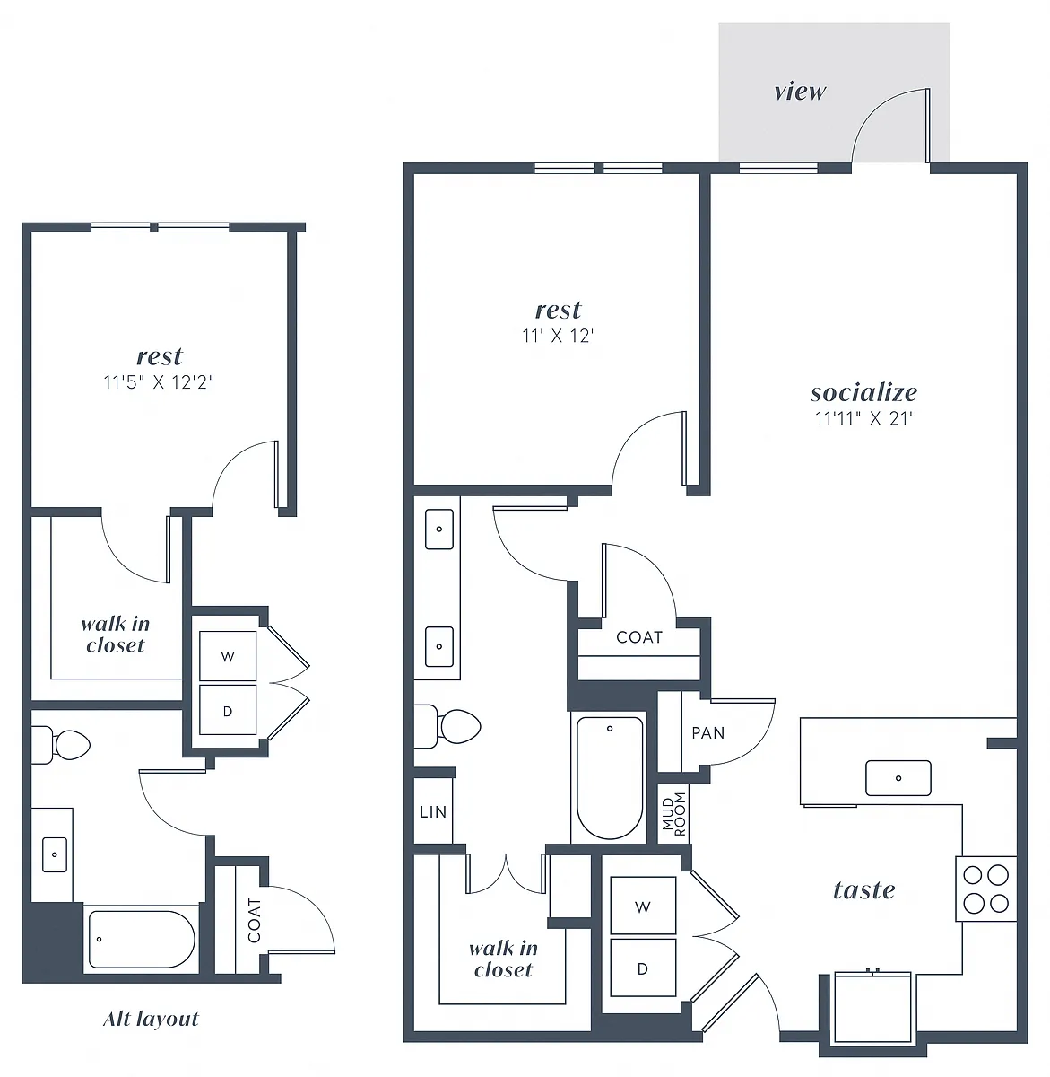 Floor plan 1X1 A5
