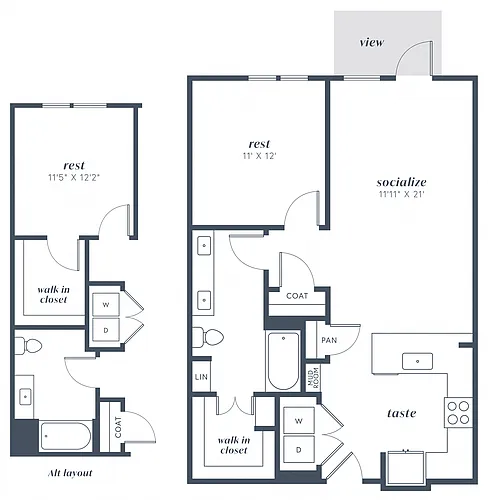 Floor plan 1X1 A5