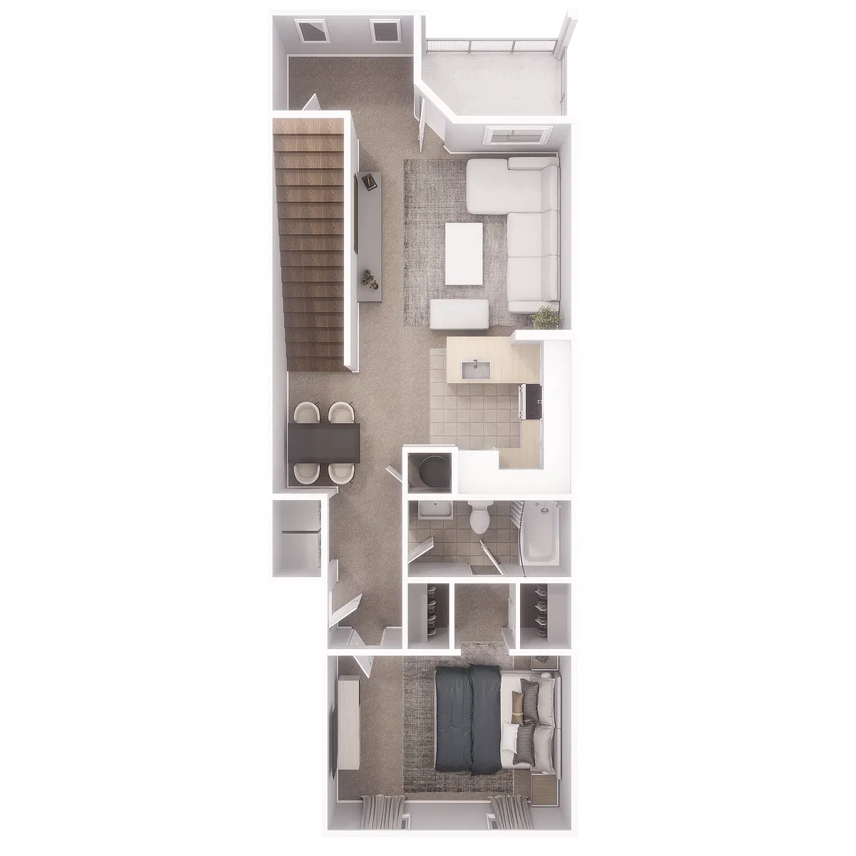 Floor plan 1 Bed/ 1 Bath