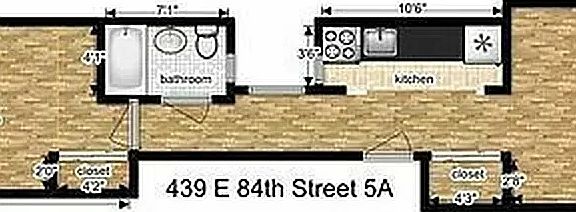 2nd image of 439 E 84th St APT 5A
