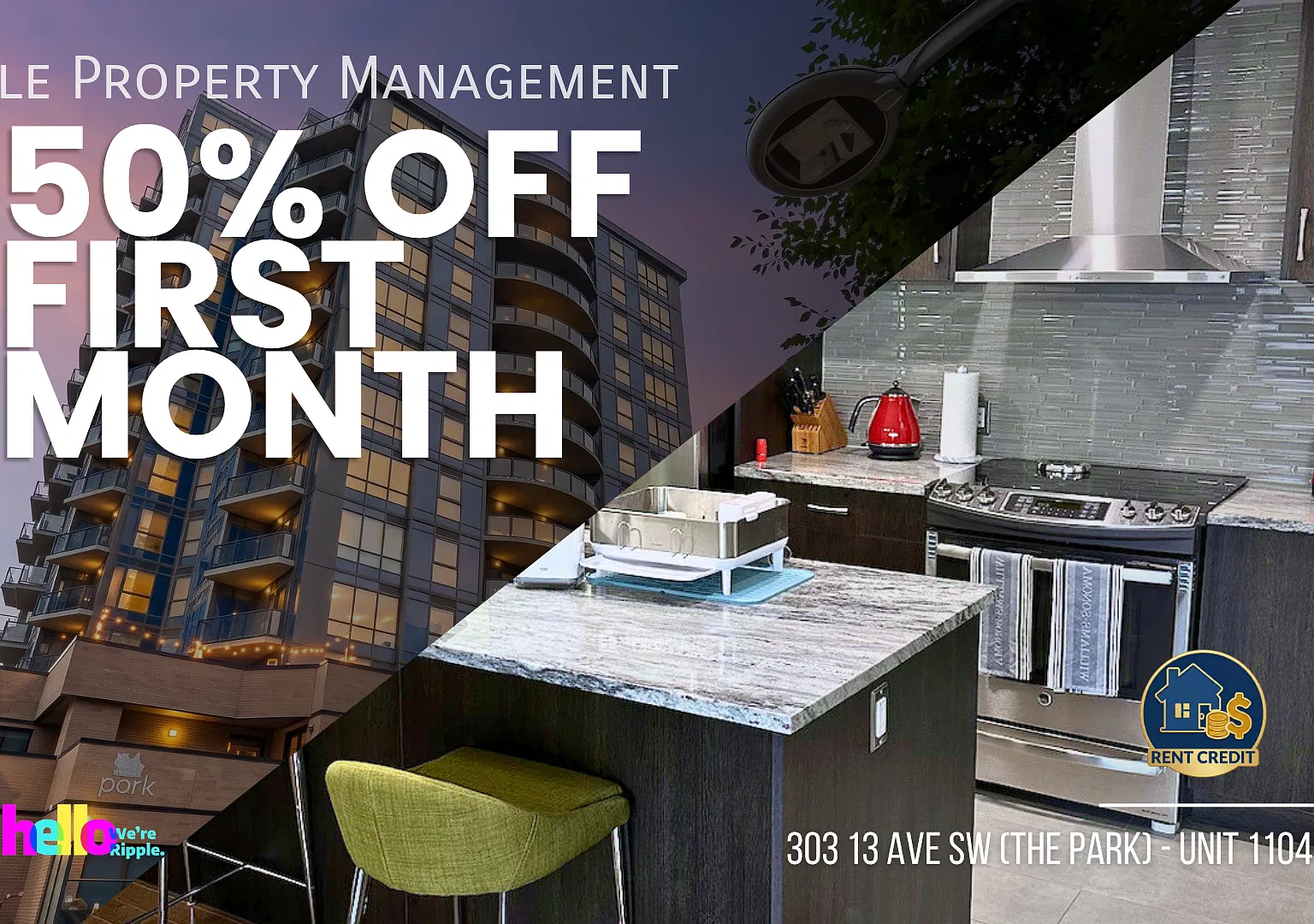 Amazing 2 Beds/ 2 Baths Apartment In The Heart Of Downtown — Photo 4