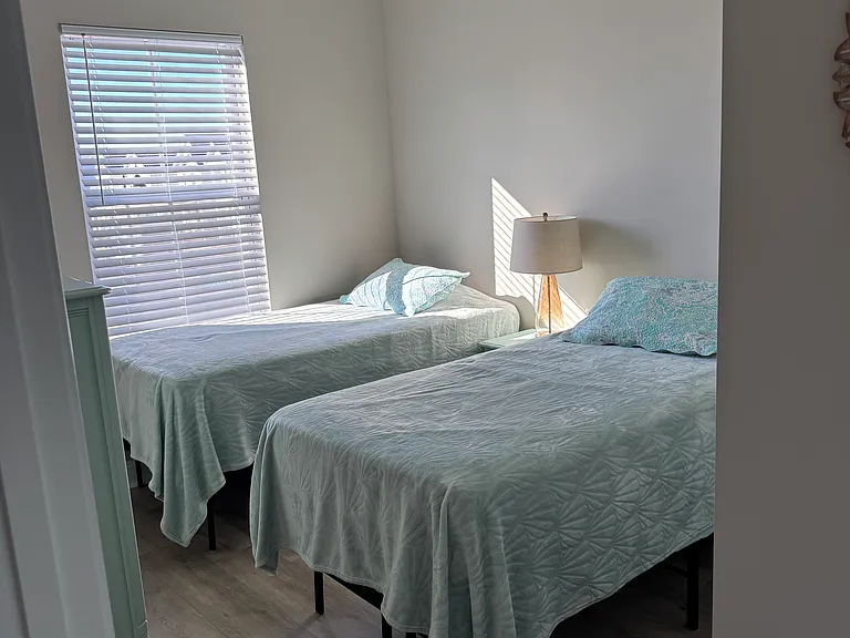 Second Bedroom has 2 twin beds