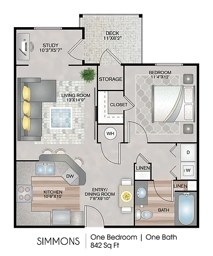 Floor plan Simmons