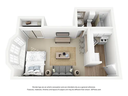 Floor plan Studio