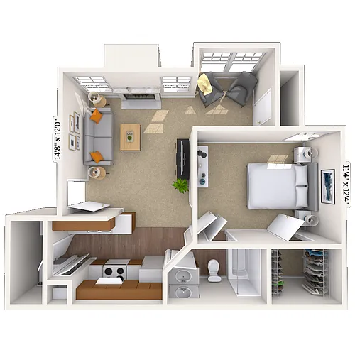 Floor plan Maxwell