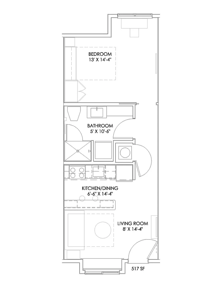 Floor plan Breaking Away Flat