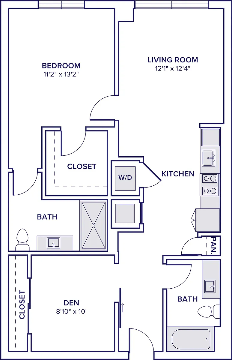 Floor plan A10D - South Tower