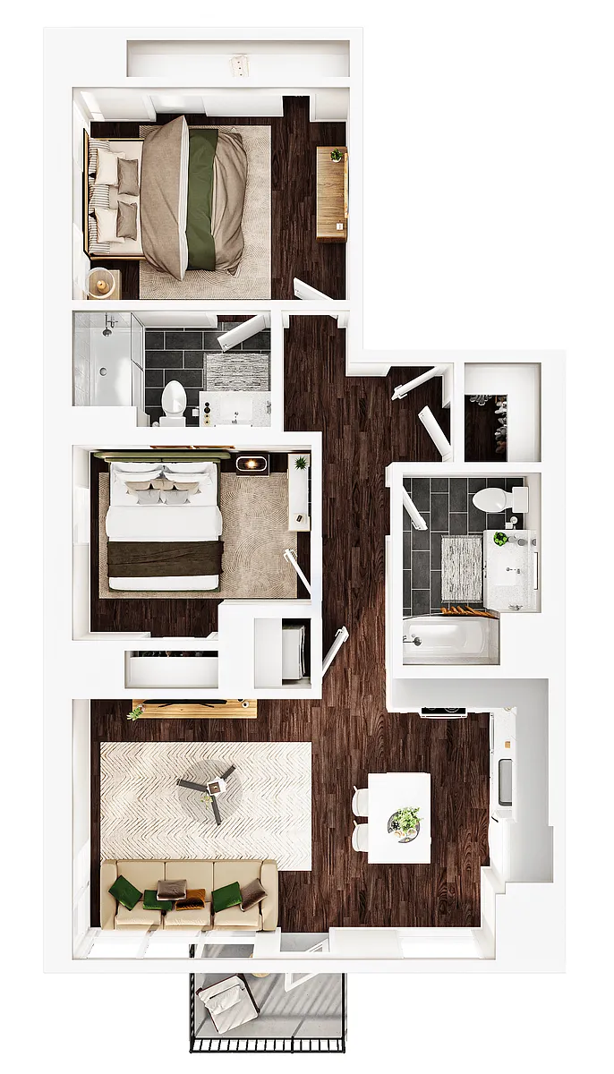 Floor plan B6