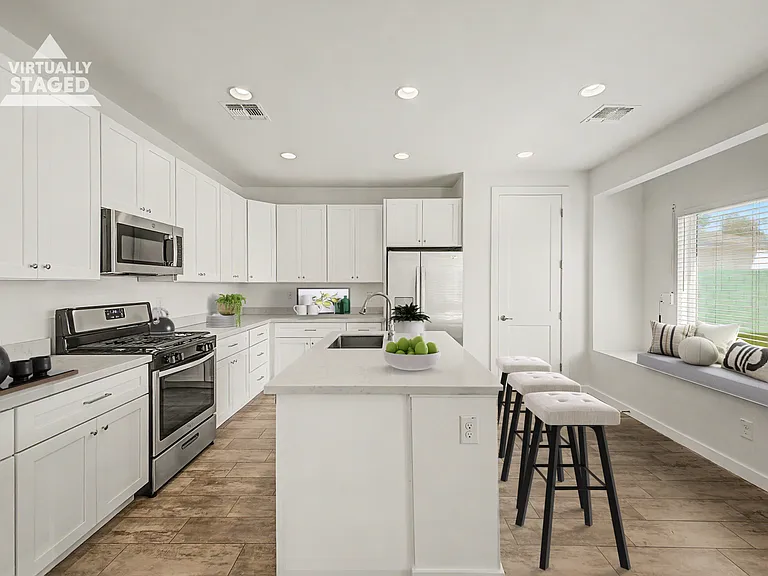 Staged Kitchen