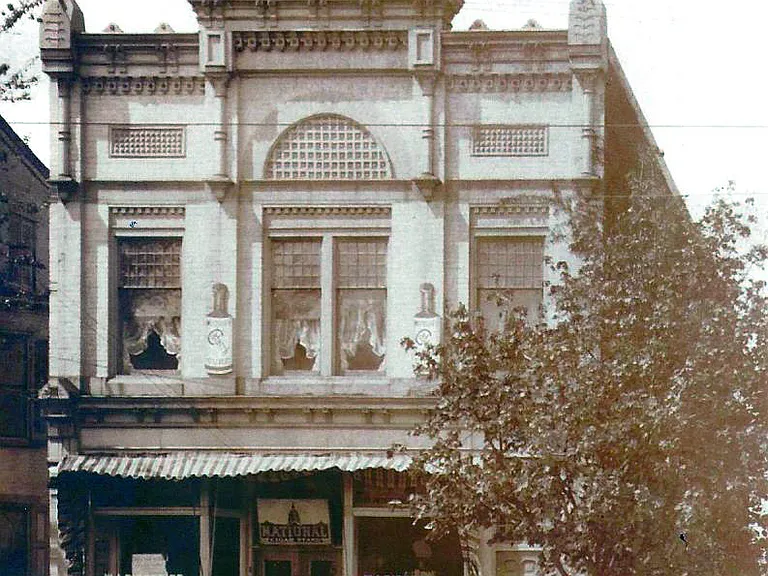1910 actual photo of historical building, 310 West Broad St, 1888 building designed by A. W. Leh, landlord's name, Leh Preservation Ltd, LLC, preserving the history of the Leh building