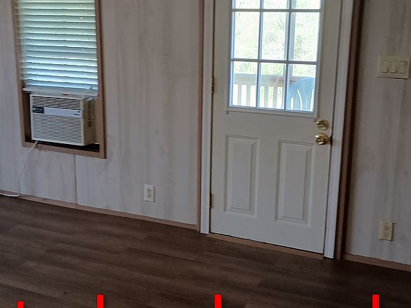 Rear deck and backyard