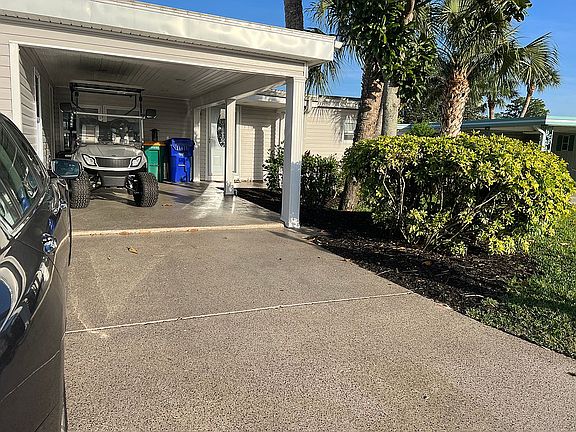 Front carport & driveway 