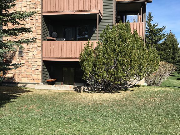 First floor unit shown from the buildings back