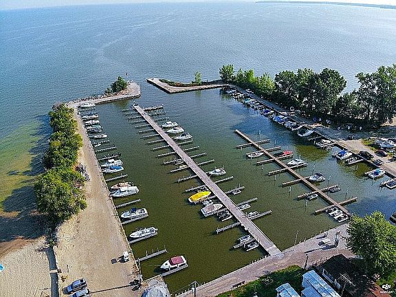 Boat docks on property