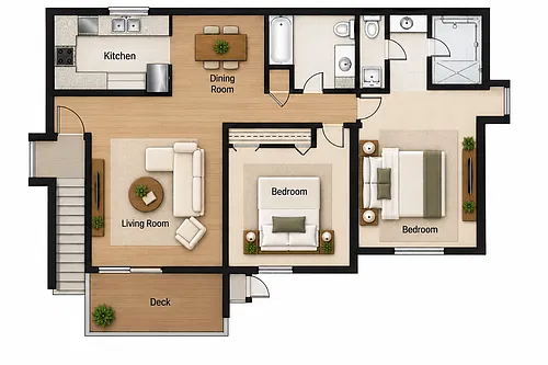 Floor plan The Chestnut
