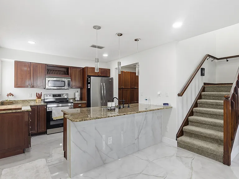 Open Kitchen with newer appliances