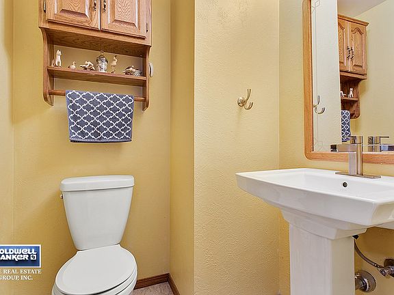 Main floor half bathroom