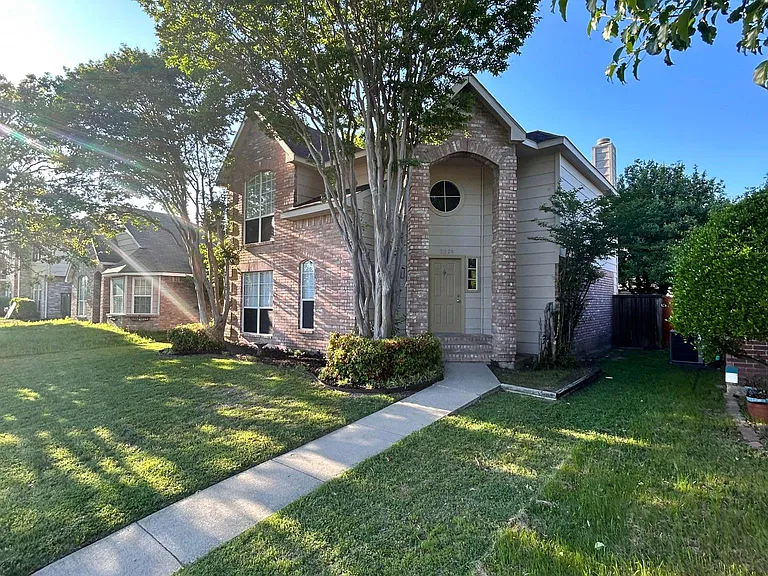 Front of house with available street parking