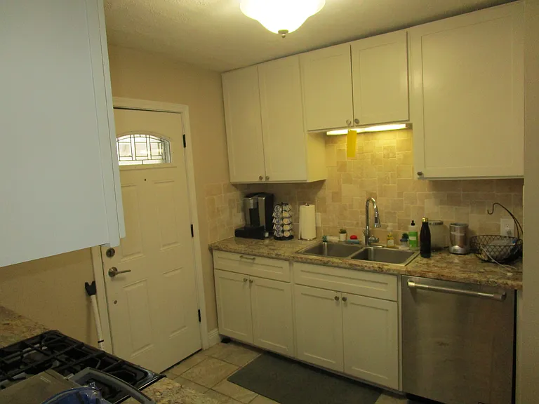 Dishwasher and granite countertop