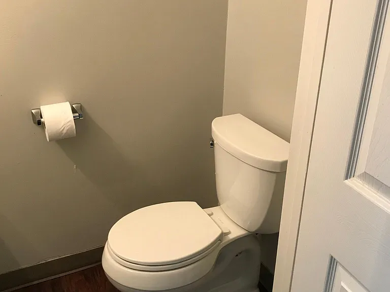 Half bathroom on first floor