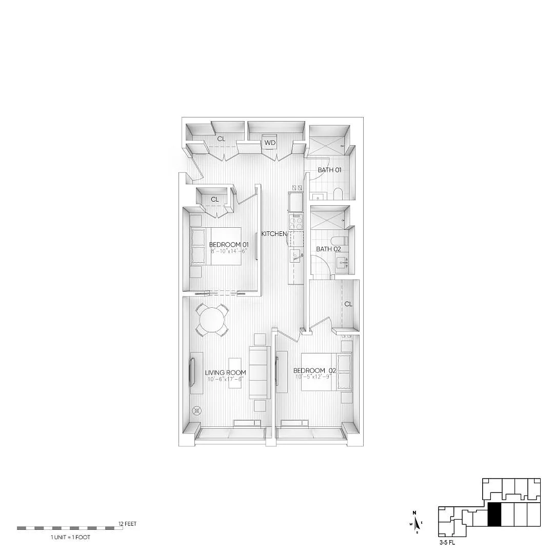 Floor plan 307-507
