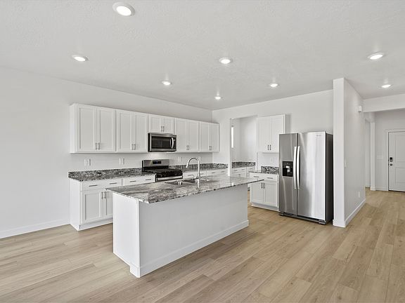 The Willow floorplan interior image taken at a Meritage Homes community in Santaquin, UT.