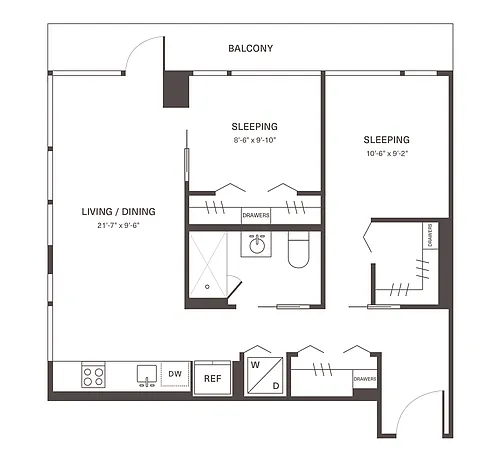 Floor plan L4B