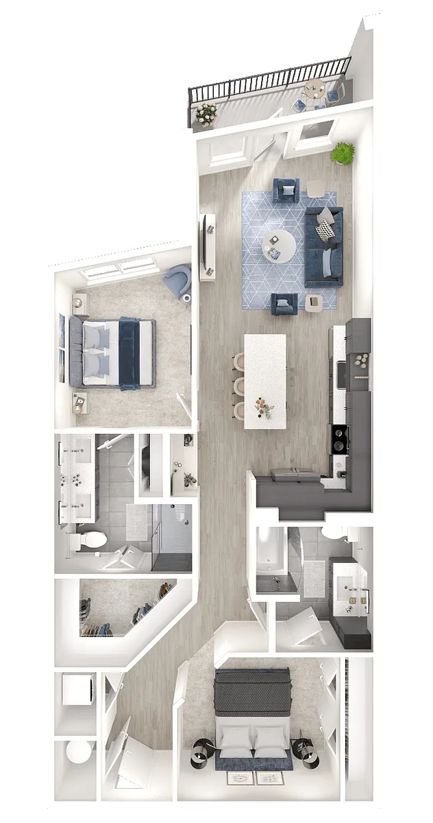 Floor plan B8