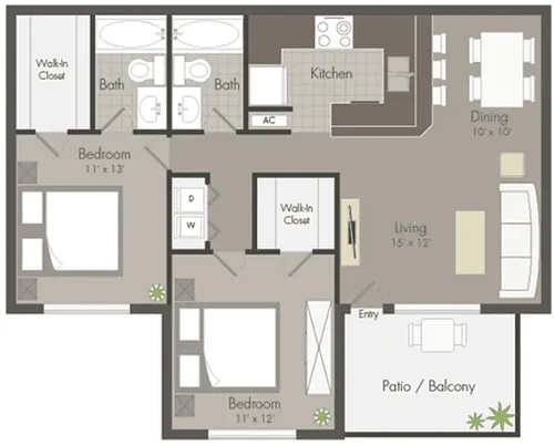 Floor plan The 1018