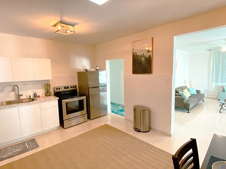 Kitchen and dining area.