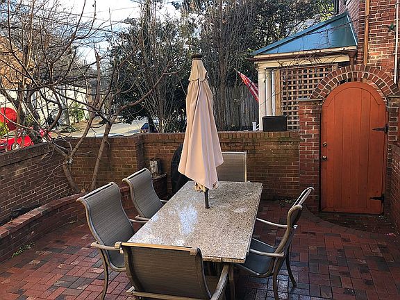 Bricked Backyard Patio
