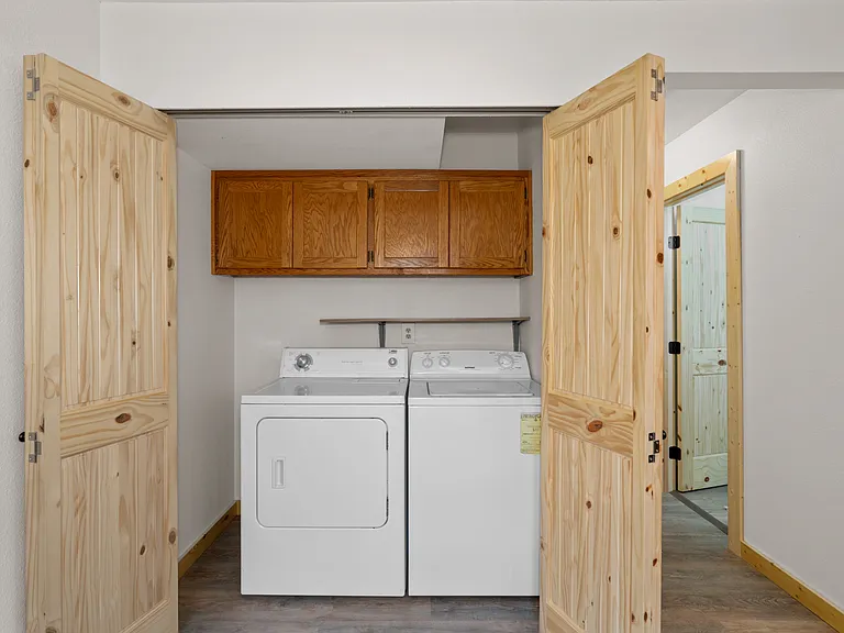 Laundry on main floor
