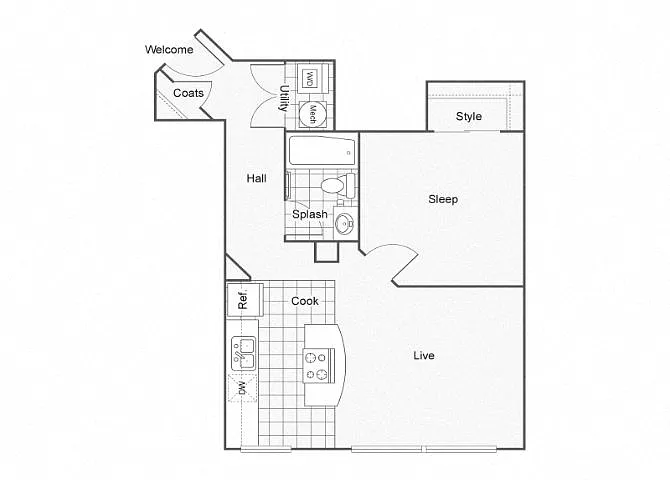 Floor plan Blakely