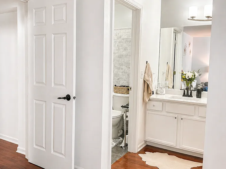 master bedroom, bathroom, closet