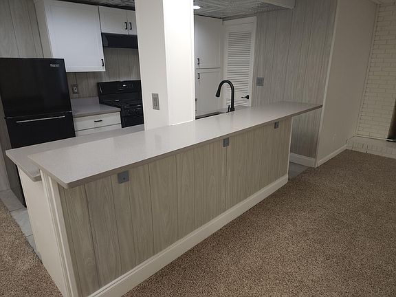 Bar with stools