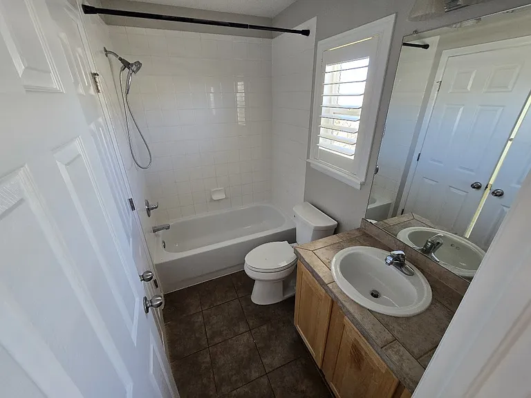 Upstairs Bathroom shared with Bedroom 2 and 3