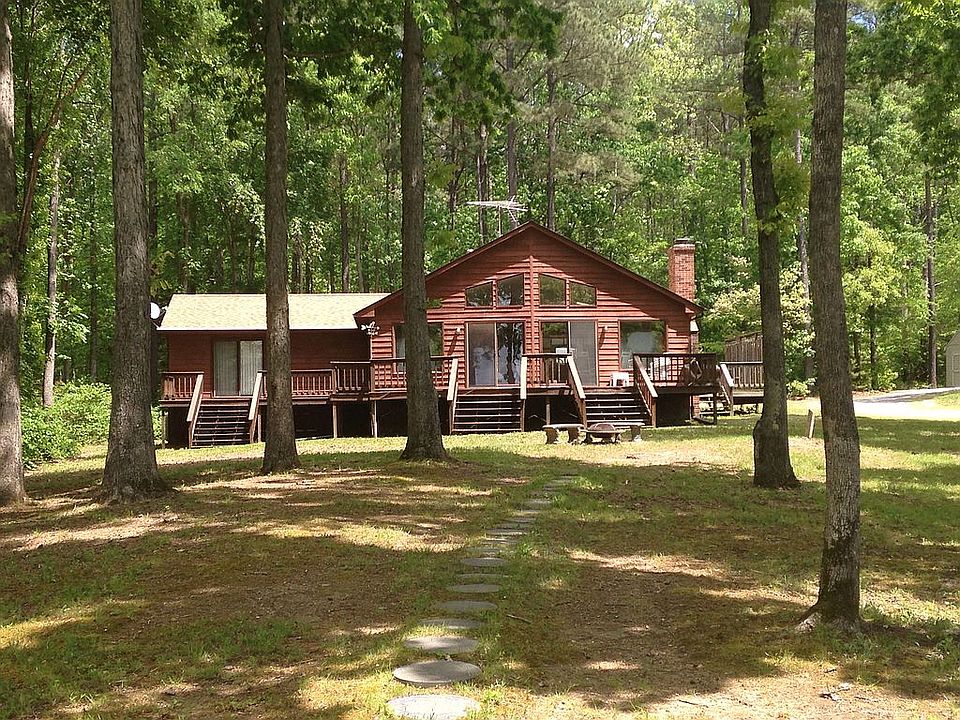House as viewed from lake.