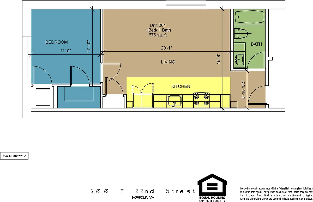 Floor plan 201