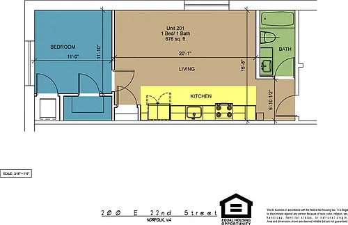 Floor plan 201