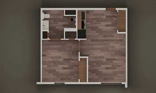 Floor plan One Bedroom