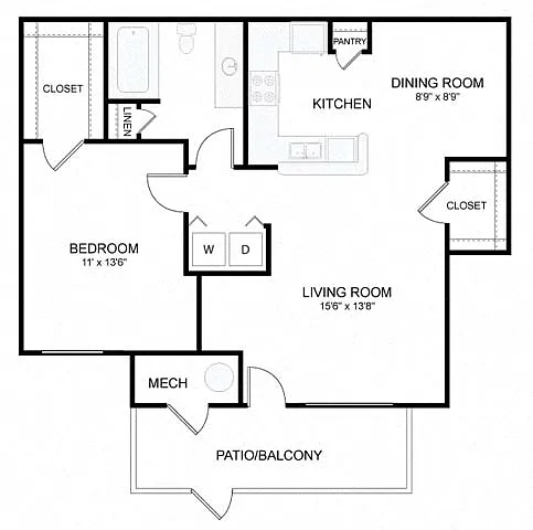 Floor plan 1C Renovation 4
