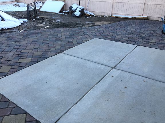 Back yard is going in! Biggest yard in development. Extended