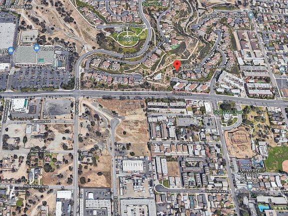 Google Satellite View. Notice Home Depot and Costco Left. Mothers Market (organic grocery store) is across Cherry from Home Depot on the corner of Crescent Heights & Cherry.