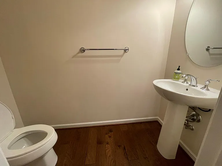 main floor powder room