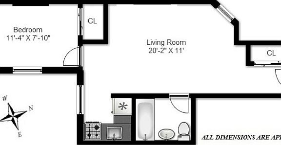 2nd image of 306 W 18th St APT 3B