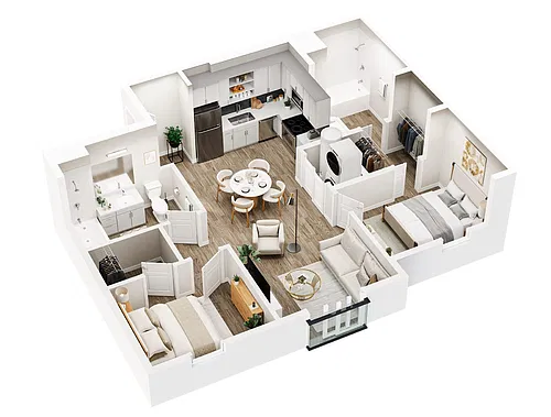 Floor plan B1